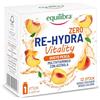 Equilibra Re-Hydra Vitality Zero Zuccheri, Insaporitore Acqua Senza Zucchero, Multivitaminico con Acerola, Vitamina C, Vitamine Gruppo B, Azione di Sostegno e Ricostituente, Gusto Pesca, 12 Stick