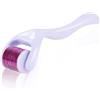 URAQT Dermoroller, Dermaroller 0.50 mm Aghi Viso Rullo, Aghi Rullo Facciale per la Crescita Della Barba, Titanium Derma Roller per Ringiovanimento Della Pelle Perdita Anti-rughe Dei Capelli