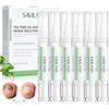 SAVILAND 6 Pack Penna per la Cura di Unghie e Cuticole con Olio di Tea Tree