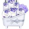 BODY & EARTH Set Regalo da Donna al Profumo di Lavanda 8 Pezzi
