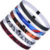 URAQT Fascia Sportiva Capelli Antiscivolo, 5 Fasce Sottili Elastiche per Donna Uomo, per Sport,Yoga, Fare Jogging, Calcio (Colorato)