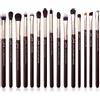 Jessup 15Pz Zinfandel Set di pennelli per trucco professionale Kit per il trucco Pennelli EyeLiner Ombretto Pennelli per Trucco occhi T284