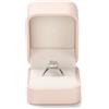 Oirlv Rosa PU Pelle Classico Scatola Anello Fidanzamento,Scatola per Anello,Ring Box Matrimonio,Anniversario,Proposta