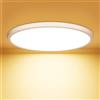 OUILA Plafoniera LED Soffitto 18W, Ø22CM Lampada da Soffitto LED 3000K