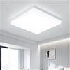 OTREN Plafoniera LED Soffitto, 30cm 6500K 48W 4800LM Quadrata