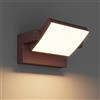 Klighten LED Lampade da Parete Esterno Interno 24W IP65, Lampada Muro Regolabile Applique da Parete Moderno in Alluminio per Ingresso Balconi Giardini, Bronzo, Bianco Caldo 2700K-3000K
