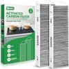 Inwee Filtro a Carboni Attivi per Bora Pure PUAKF, per PURU o Piano Cottura PUXU, Accessori Filtro per Bore Pure X Pure S Pure M Pure, Filtro di Ricambio (2 Filtro)