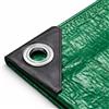 TK Gruppe Timo Klingler Telone impermeabile, 2 x 3 m, 150 g/m², verde, con occhielli, per tenda da sole, telone per rimorchio da cantiere