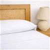 TRAMAS+ Completo Lenzuola Matrimoniale 160x200, 100% cotone, Biancheria da Letto, Lenzuola e 2 federa da letto, Certificata STANDARD 100 by OEKO-TEX - Bianco