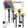 CLY Faretti Solari A LED Da Esterno 2700K-6000K Luci Solari Da Giardino