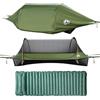 Night Cat Tenda Amaca Con Zanzariera: Fondo Piatto Impermeabile per 1 Posto Verde Pro