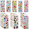 Vicloon Adesivi 550+ Adesivi 3D, Puffy Adesivis per Regali Gratificanti Scrapbooking Inclusi Animali, Pesci, Dinosauri, Numeri, Frutta, Camion, Aeroplani e Altro(22 Fogli)
