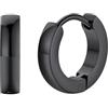 FaithHeart Orecchini da Uomo e da Donna, 9mm Huggie Orecchini a Cerchio, Acciaio Chirurgico 316L, Regalo per Lui, Impermeabile Anti-allergico, Confezione Regalo Inclusa