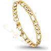 PROSTEEL Bracciale da uomo ro 6 mm/9 mm/13 mm in acciaio inossidabile/placcato oro/nero, 19 cm/21 cm di lunghezza, Acciaio inossidabile