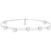 GD GOOD.designs Bracciale cuore Argento per donna I Braccialetto con cuori in filigrana - Bracciale dell'amicizia I Heart regolabile