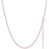 FaithHeart Collana Uomo Donna, Catenina Serpente Tonda,Larga 1,5mm Lunga 50cm, 316L Acciaio Inossidabile, Impermeabile di Alta Qualità, Gioielli da Regalo
