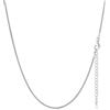 FaithHeart Collana Uomo Donna, Catenina Serpente Tonda,Larga 1,5mm Lunga 55cm, 316L Acciaio Inossidabile, Impermeabile di Alta Qualità, Gioielli da Regalo