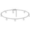 GD GOOD.designs Cavigliera da donna argento I Cavigliera a piastrina impermeabile regolabile (22-27cm) in acciaio inox I Gioielli da caviglia da donna in argento con monete