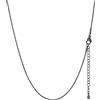 FaithHeart Collana Uomo Donna, Catenina Serpente Tonda,Larga 1mm Lunga 60cm, 316L Acciaio Inossidabile, Impermeabile di Alta Qualità, Gioielli da Regalo