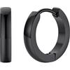 FaithHeart Orecchini da Uomo e da Donna, 12mm Huggie Orecchini a Cerchio, Acciaio Chirurgico 316L, Regalo per Lui, Impermeabile Anti-allergico, Confezione Regalo Inclusa