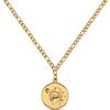 GD GOOD.designs EST. 2015 Catena zodiacale in oro con pietra di nascita per donna - Collana placcata in oro 18 carati con ciondolo zodiacale (S)