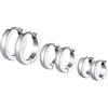 PROSTEEL 3 Paia Orecchini a Cerchio Uomo Donna Cerchietti Orecchini Argento 7/9/12 mm in Acciaio Inossidabile con Confezione Regalo