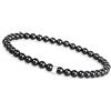 GD GOOD.designs Bracciale di Perle con Pietre Naturali e Perla in Argento 925 - 4 mm