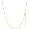 FaithHeart 1.4mm Collana Oro Sottile 45cm Catenina Donna Collane impermeabile in Acciaio Inossidabile di Alta Qualità Collana per Ciondolo