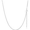 FaithHeart Collana Uomo Donna, Catenina Serpente Tonda,Larga 1,2mm Lunga 55cm, 316L Acciaio Inossidabile, Impermeabile di Alta Qualità, Gioielli da Regalo