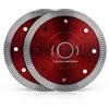 Flintronic Disco da Taglio Diamantato, Disco Diamantato, 2pz*115mm(rosso）