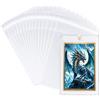 Mcbazel 100 Pezzi Soft Card Sleeves Bustine Protettive Custodie Protettive per 35PT Carte Cornici Magnetiche