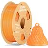 DEEPLEE Filamento PETG Rapido 1.75 mm, Bobina da 1 kg Arancione, Alta Resistenza agli Urti, Stampa Fino a 638 mm/s per Stampanti 3D FDM