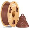 DEEPLEE Filamento PETG Rapido 1.75 mm, Bobina da 1 kg Marrone, Alta Resistenza agli Urti, Stampa Fino a 638 mm/s per Stampanti 3D FDM
