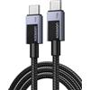 UGREEN Zapix Cavo USB C 60W Ricarica Rapida PD Nylon Intrecciato (0,5M)