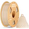 DEEPLEE Filamento PETG Rapido 1.75 mm, Bobina da 1 kg Beige, Alta Resistenza agli Urti, Stampa Fino a 638 mm/s per Stampanti 3D FDM