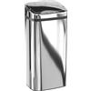 HOMCOM Cestino Spazzatura 40L Apertura e Chiusura Automatica Argento
