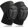 flintronic Ginocchiera Pallavolo, 1 Paio Ginocchiere di Protezione, Ginocchiere Morbide, Ginocchiera Antiscivolo con Spessa Spugna, Protezione del Ginocchio Sport per Danza, Pallavolo, Calcio, Yoga-L