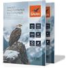 BLUE SWAN Carta Fotografica Lucida A4, 200 g/m², 100 Fogli - Carta Bianca Extra Spessa, Asciugatura Rapida, Resistente ai Graffi, Compatibile con Stampanti Inkjet
