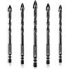 Lytool 5 Pezzi 8mm Punte Trapano per Gres Porcellanato