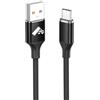 Aioneus Cavo USB Type-C 1.8M, Cavetto USB Cellulare C Ricarica Rapida Filo Caricatore USBC Nylon Caricabatterie Carica Cavo USB USB C Per Samsung Galaxy S25 S24 S23 S22 Ultra iPhone 16 15 Pro Max Pixel, Nero