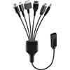 Mcbazel 6 in 1 Tipo C Cavo di Ricarica, Cavo Adattatore per Nintendo DSi, 3DS, 2DS (incl. XL e New Modelli), DS, DS Lite, WII U, Game Boy Advance SP, PSP1000 2000 3000, PS VITA1000