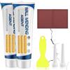 Flintronic Stucco per Muro, 300g Stucco Riempitivo per Muro, con Spatola, Carta Abrasiva, Crema Riparatrice Muri, Riparare Graffi da Parete, Crepe, Fori per Unghie, Graffiti
