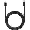 Mcbazel Logitech G633/G633s Cuffie da Gioco Cavo Audio di Ricambio da 2 m Supporto per Cavo di Ricarica da Micro-USB a USB G533/G635/G933/G933S/G935 Cuffie da Gioco/Controller PS4 - Nero