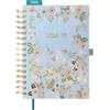 BEZEND Agenda 2026 2027 Settimanale A5 Verticale Spirale - Design Floreale