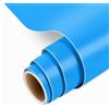 IModeur Rotolo di vinile permanente blu opaco, 30,5 x 152,5 cm in vinile autoadesivo per tazza, decorazioni per la casa