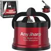AnySharp Pro Affilacoltelli (Metal) con Ventosa (Rosso)