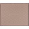 URMONA Tappetino Sottolavello Silicone 55 x 63 cm, Mobile Cucina e Bagno | Protezione mobile, mensole organizer, impermeabile, bordo rialzato, facile pulizia, uso cucina bagno e ripiani casa (Cachi)