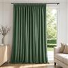 Deconovo Tenda Oscurante per Interni con Fettuccia - 3 Modi di Montaggio, Tessuto Termico Morbido per Camera da Letto e Soggiorno, Certificato OEKO-TEX, 1 Pannello 280x175 cm, Verde Bosco