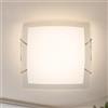 MA MAISON Plafoniera Moderna da Soffitto 40 cm con 2 Attacchi E27 - Lampada Design per Soggiorno, Cucina, Camera da Letto e Ingresso