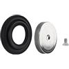 NEIQIUWING Guarnizione e filtro di ricambio per De'Longhi ECO310/150/155/200/220/330/260/270/450, acciaio inossidabile e silicone resistente al calore, facile da pulire